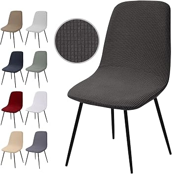 Chair Covers Set of 2 Stretch Chair Covers Jacquard Dining Room Chair Covers Universal Chair Covers Removable Washable Chair Cover for Dining Room Hotel Banquet Wedding Party Decoration