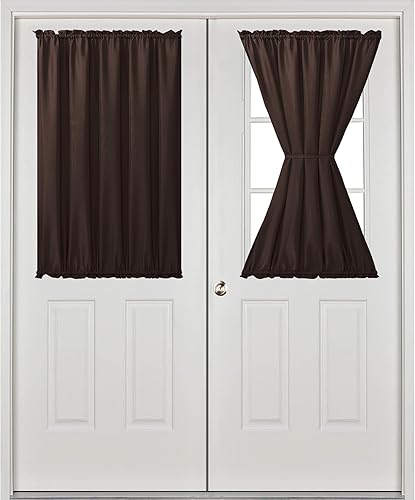 Miniatura 116 de Hiasan Cortinas para ventana de puerta delantera, bolsillo para barra, cortina de privacidad semitransparente para puerta francesa, 1 panel