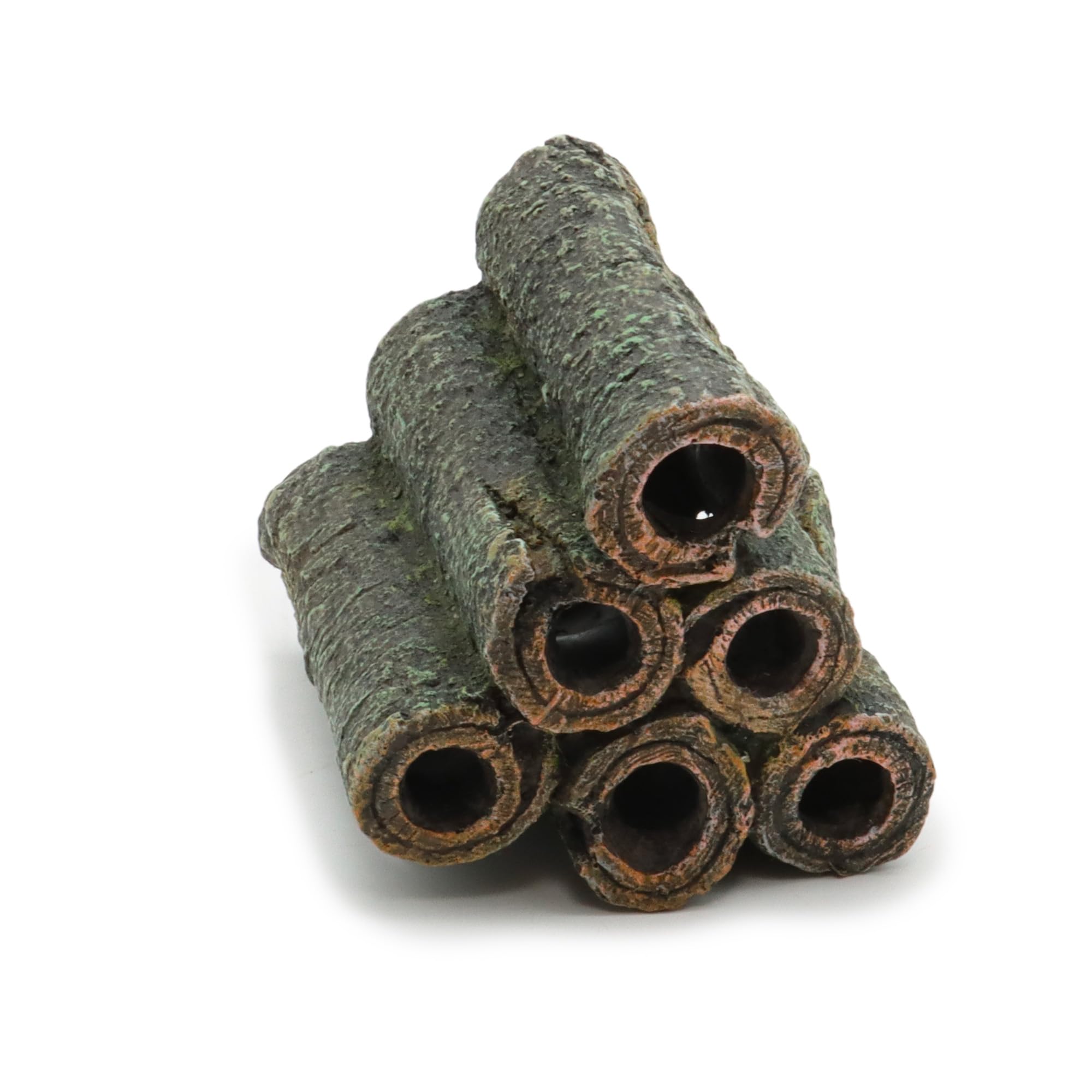 Amtra Deko Shrimp Playground Tubes Resin Freshwater Marine Aquarium Decorations for Aquarium Fish Tanks, Non-Toxic, Large/8.5x8.5x7.5cm