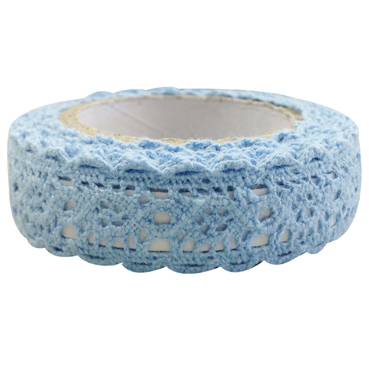 Wrapables Decorative Lace Tape, Blue