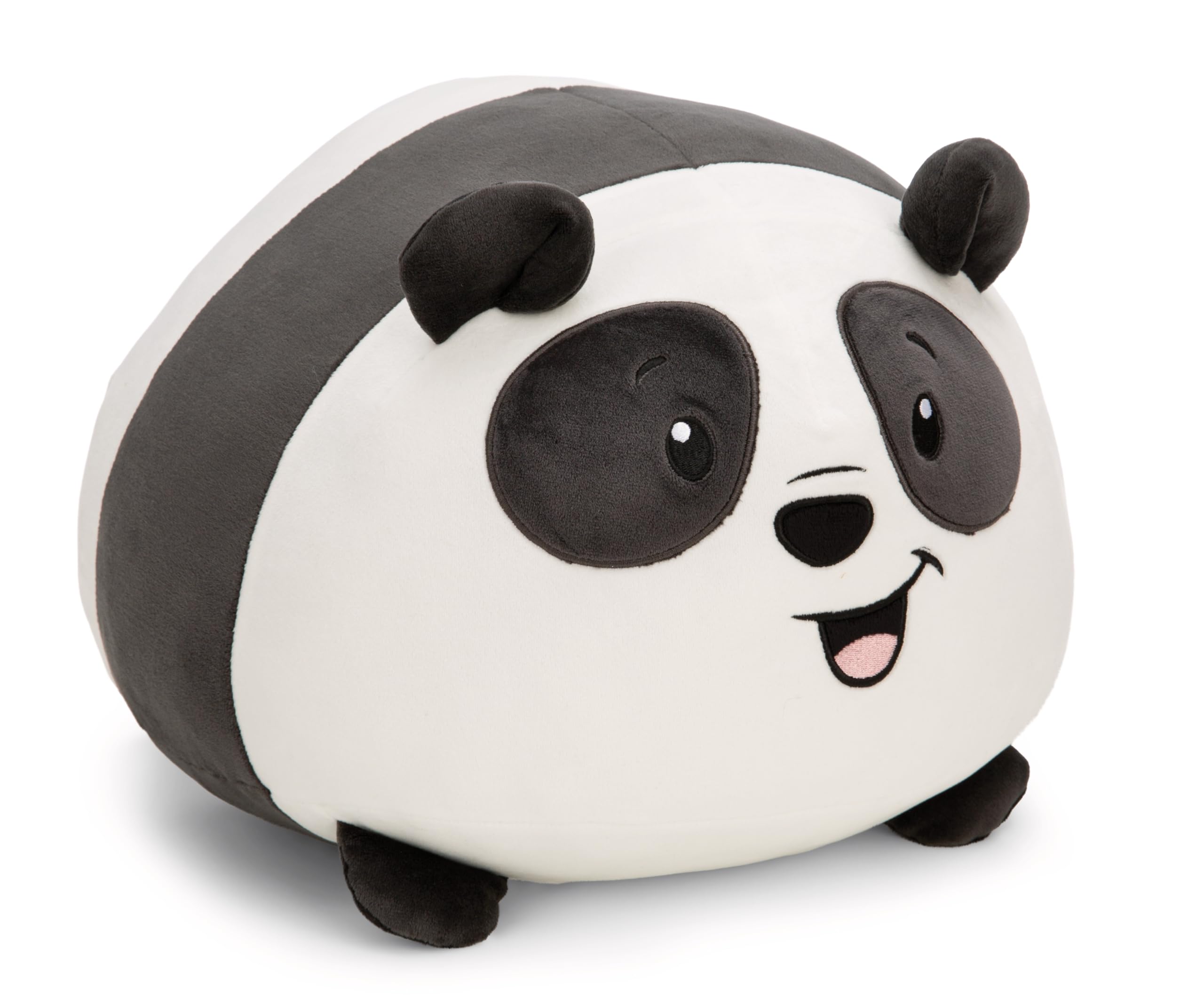 NICI soft toy Chill-NICI panda 30x34cm - black - Fluffy plush, cute to cuddle and play with, for children & adults, great gift idea - 61695