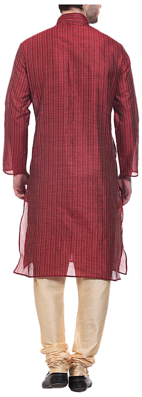 Tag 7 Pigiama Kurta Art Silk Uomo 38 Blu, Blu, 42