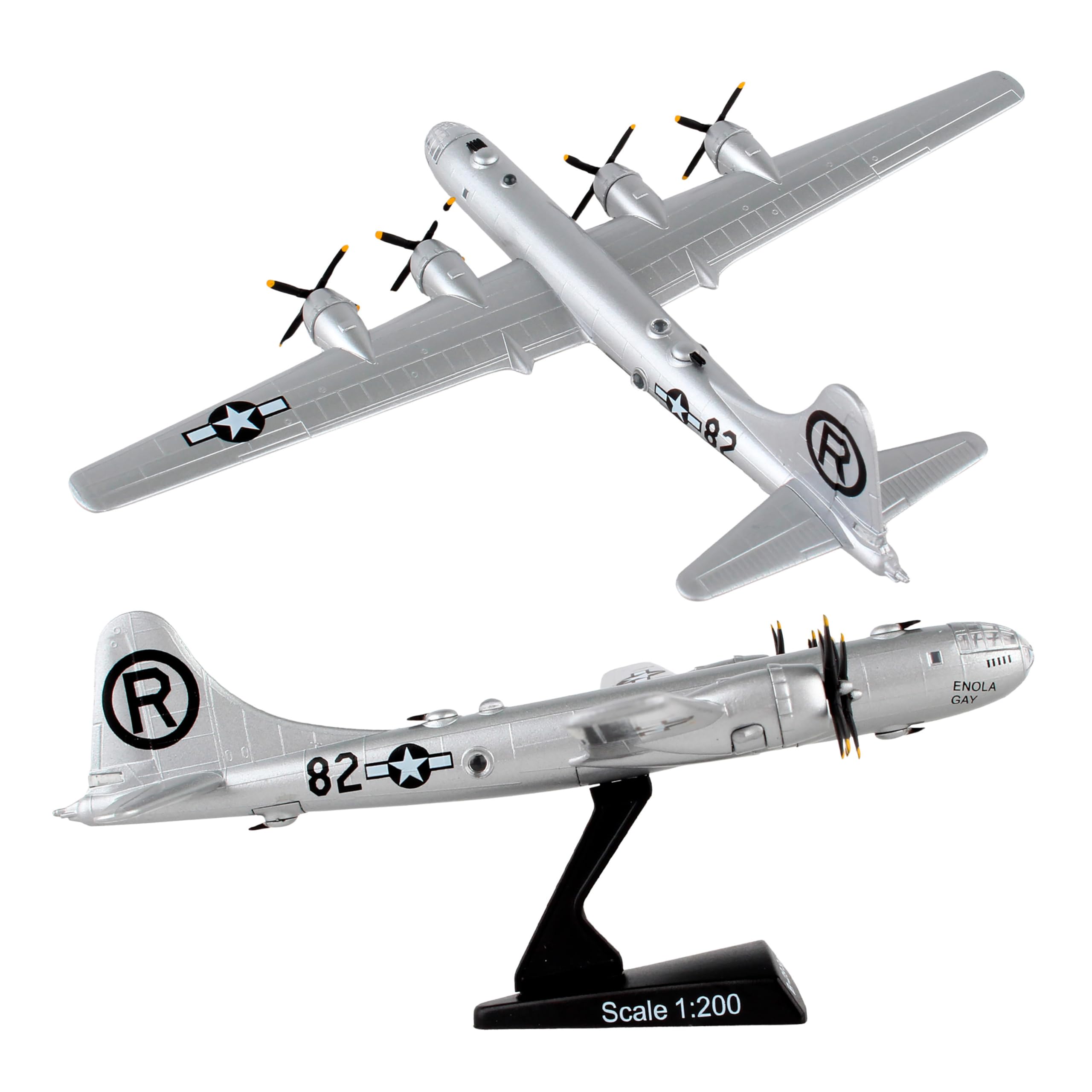Daron Worldwide Trading B-29 Superfortress Enola Gay Vehicle (1:200 Scale) , White
