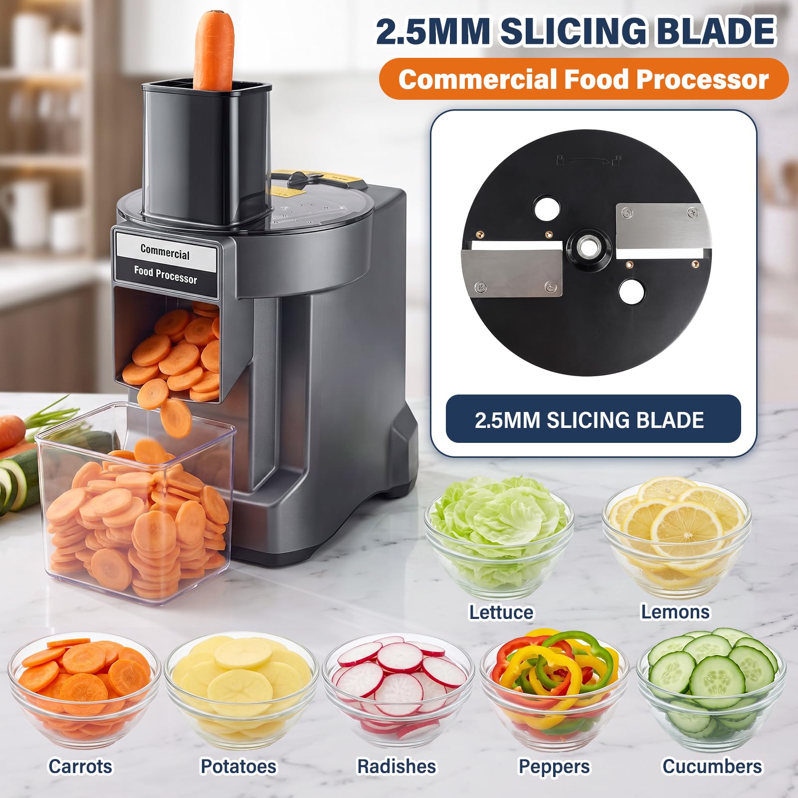 Cortador de dados eléctrico, cortador de verduras, cortador de verduras