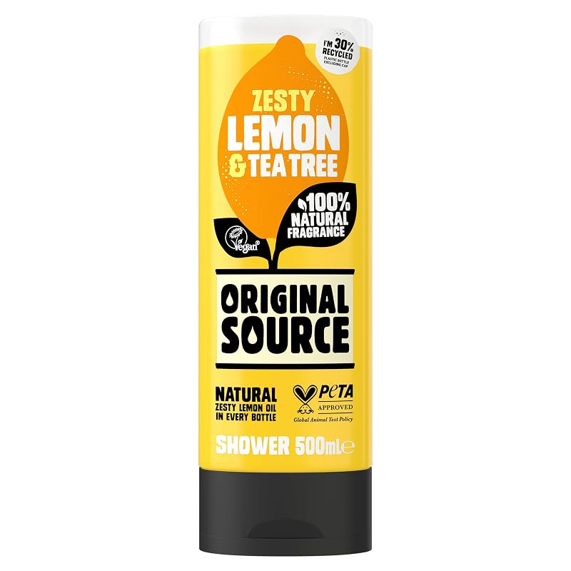 Original Source Gel de Banho de Limão Cítrico e Tea Tree, 500 mL