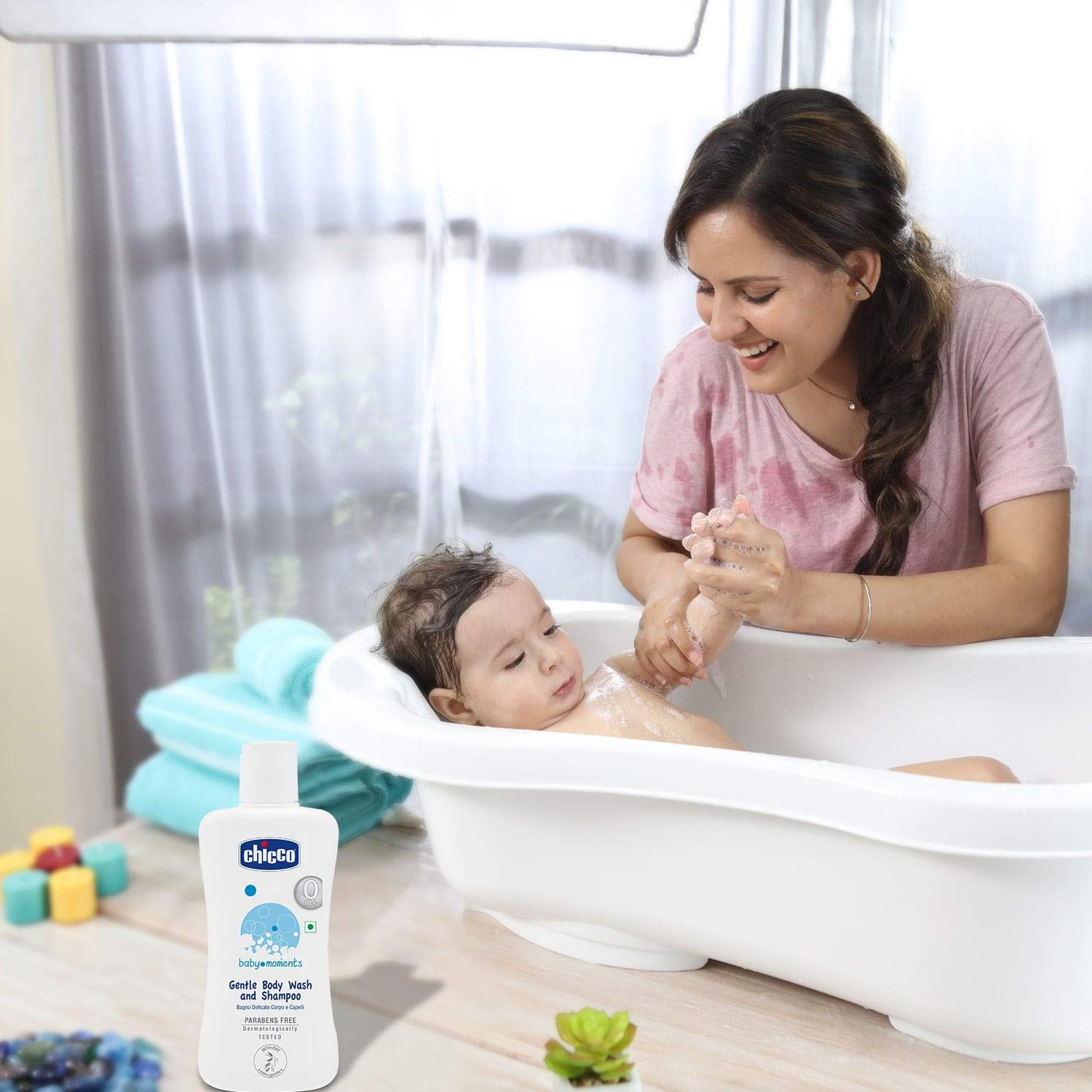 Chicco 100ml Gentle Body Wash and Shampoo