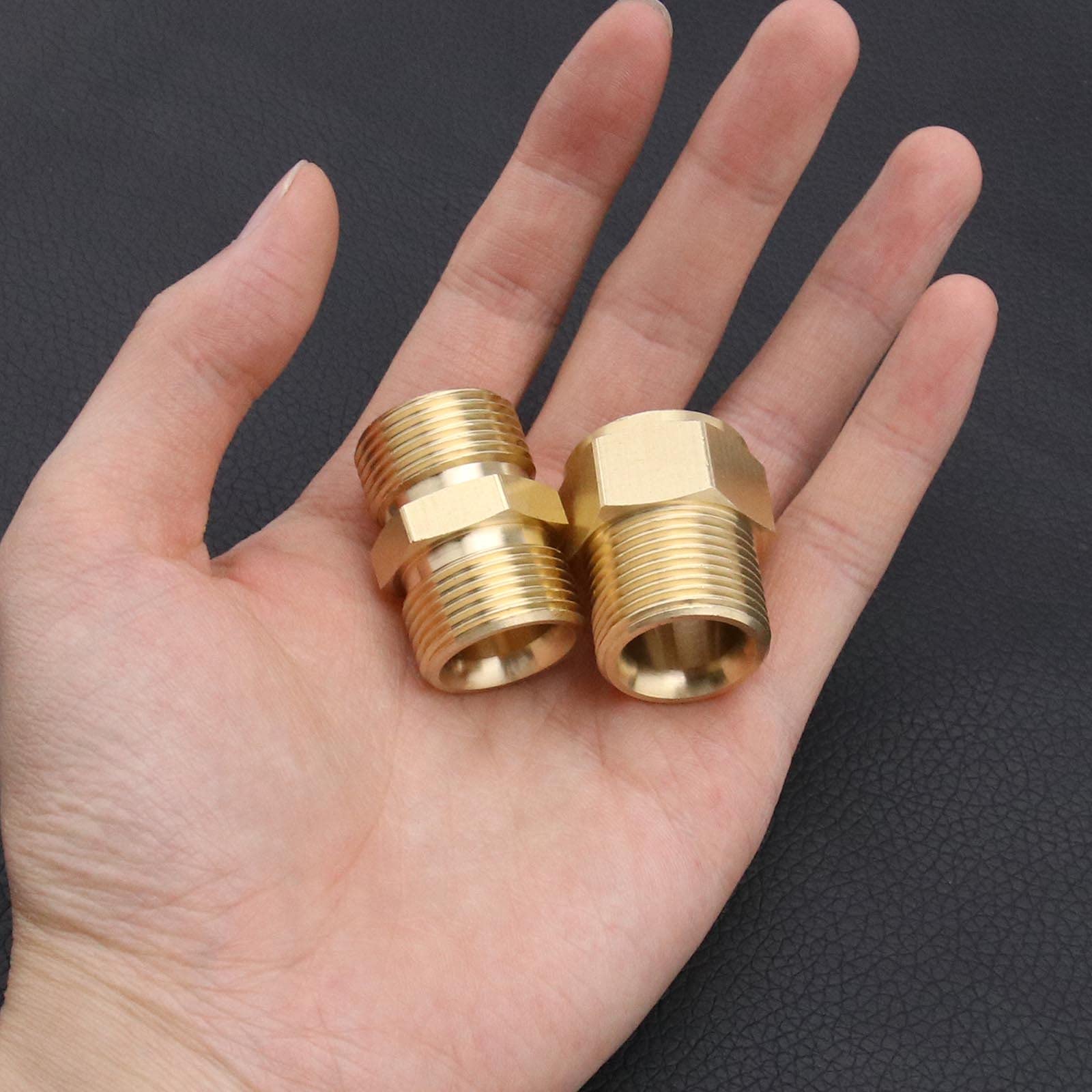 EMSea Hochdruckreiniger Adapter Set - M22 14mm Auf 3/8 Zoll Schnellkupplung