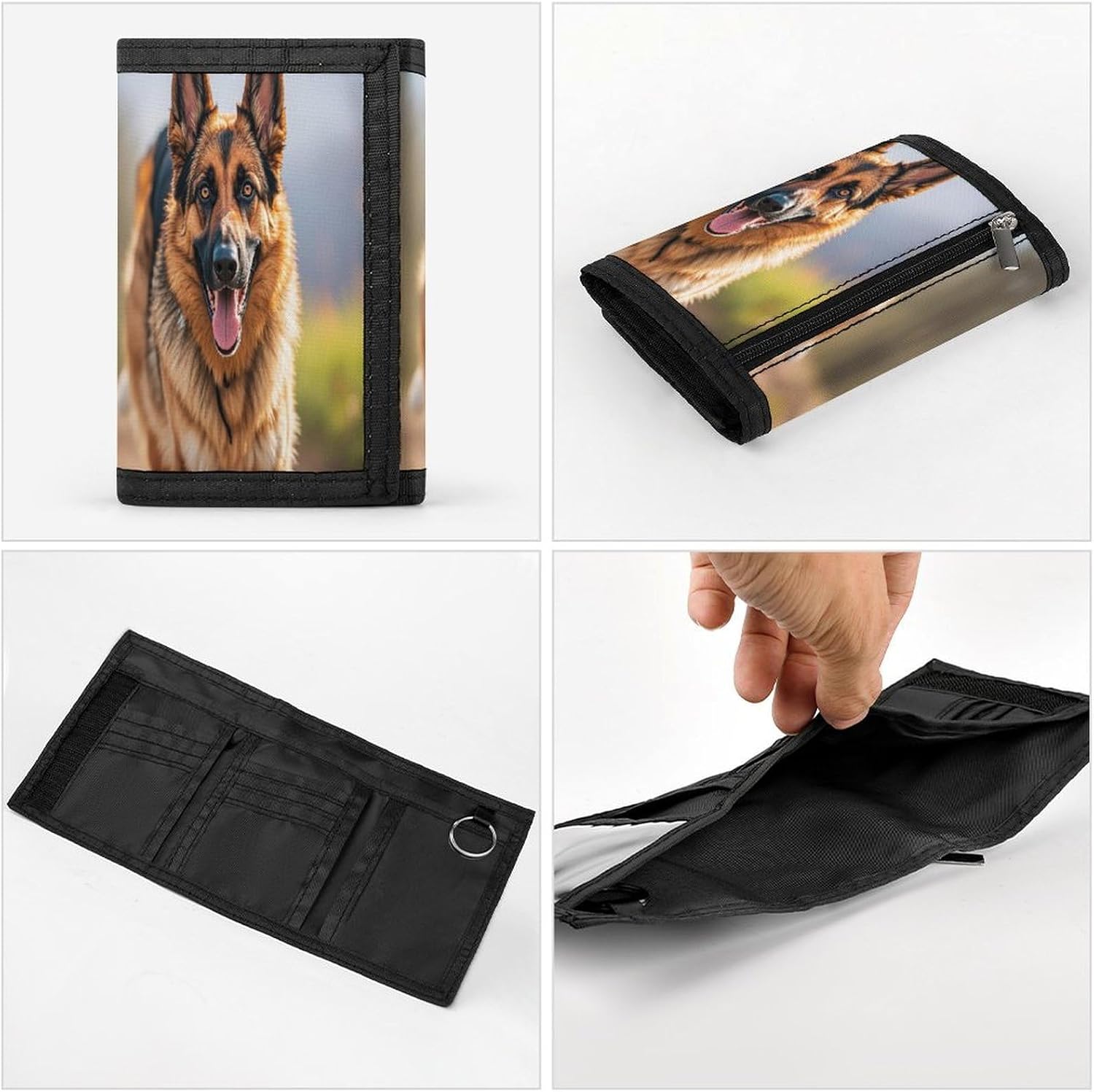 Stylish Trifold Wallet Slim Minimalist Front Pocket Cards Purse image 5