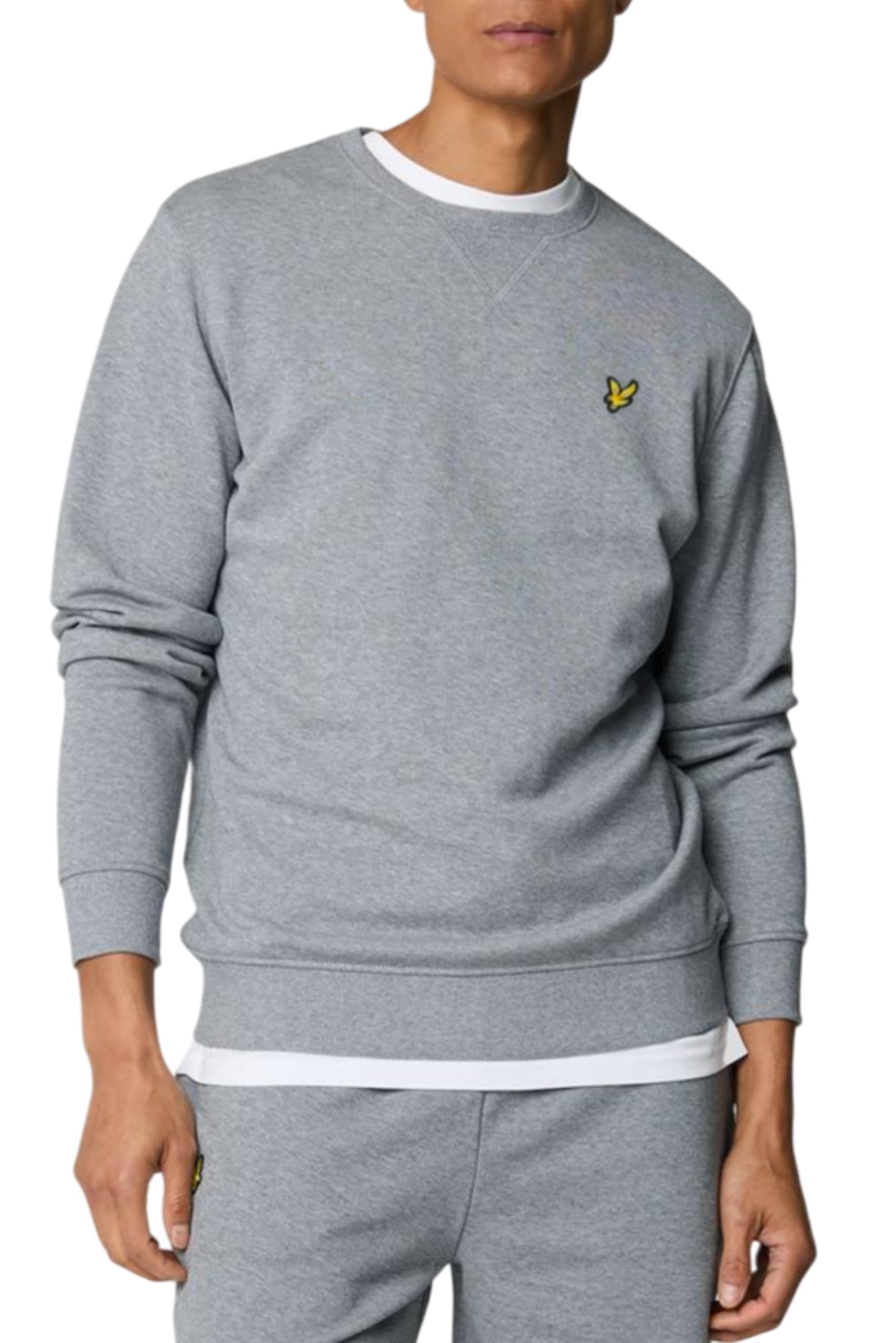 Lyle & Scott Men's Gris Sweatshirt
