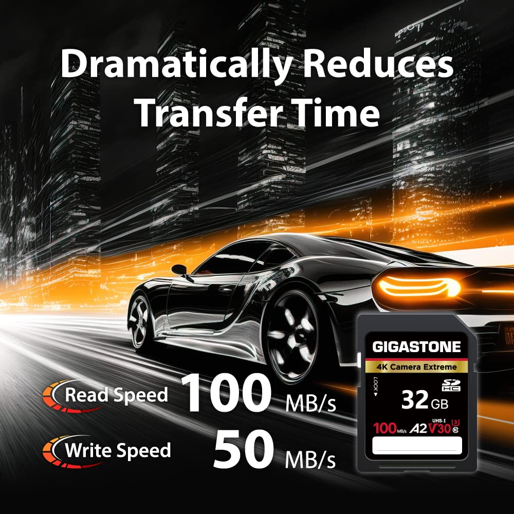 5-Years Data RecoveryGIGASTONE 32GB 2-Pack SD Card, 4K Camera Extreme - Image 2