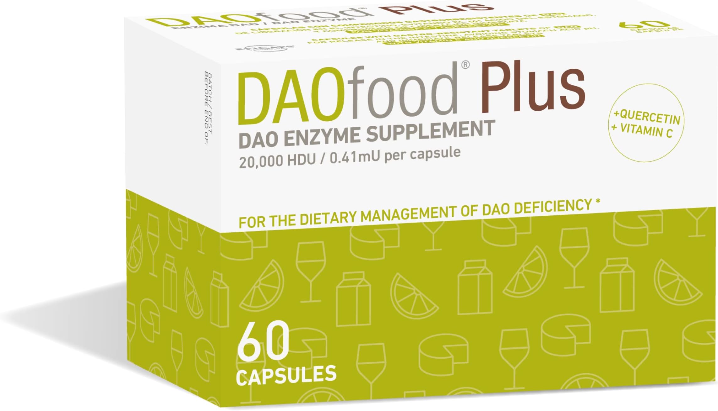 NATURDAO Plus DAO and Catalase 8 Cofactors and