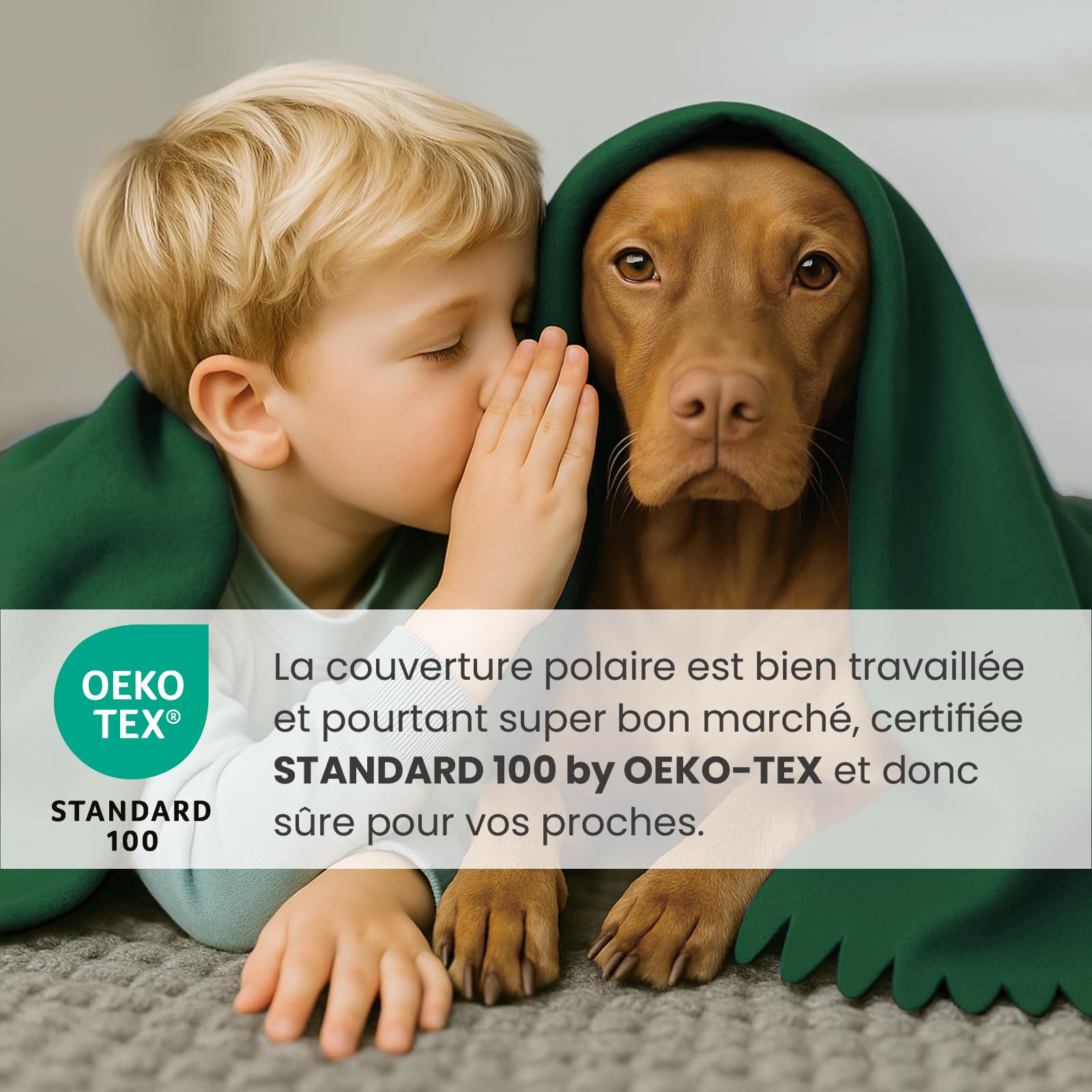 wometo Lot de 16 couvertures polaire Wave - 120 x 160 cm - Certifié Öko-Tex