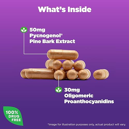 Miniatura 3 de Cápsulas de Natrol Pycnogenol por 00018 oz 513 1 1