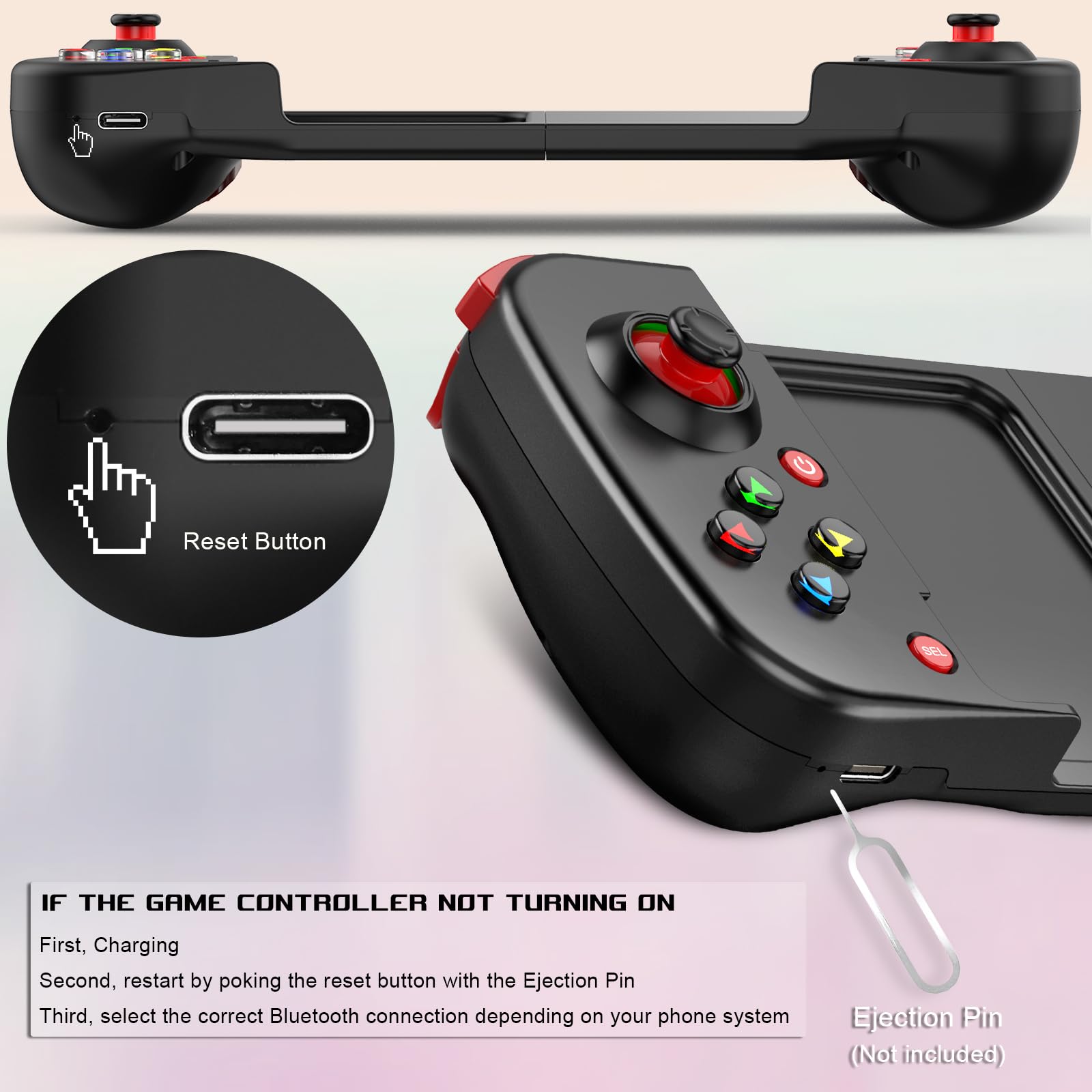 Joso power controller, die sich auf den einsatz Von iPhone, iPhone, PC /M2 konzentrieren und handy-controller auf iPhone 15, 14, 13, 12, 11 und und verkaufte verkaufte Impact