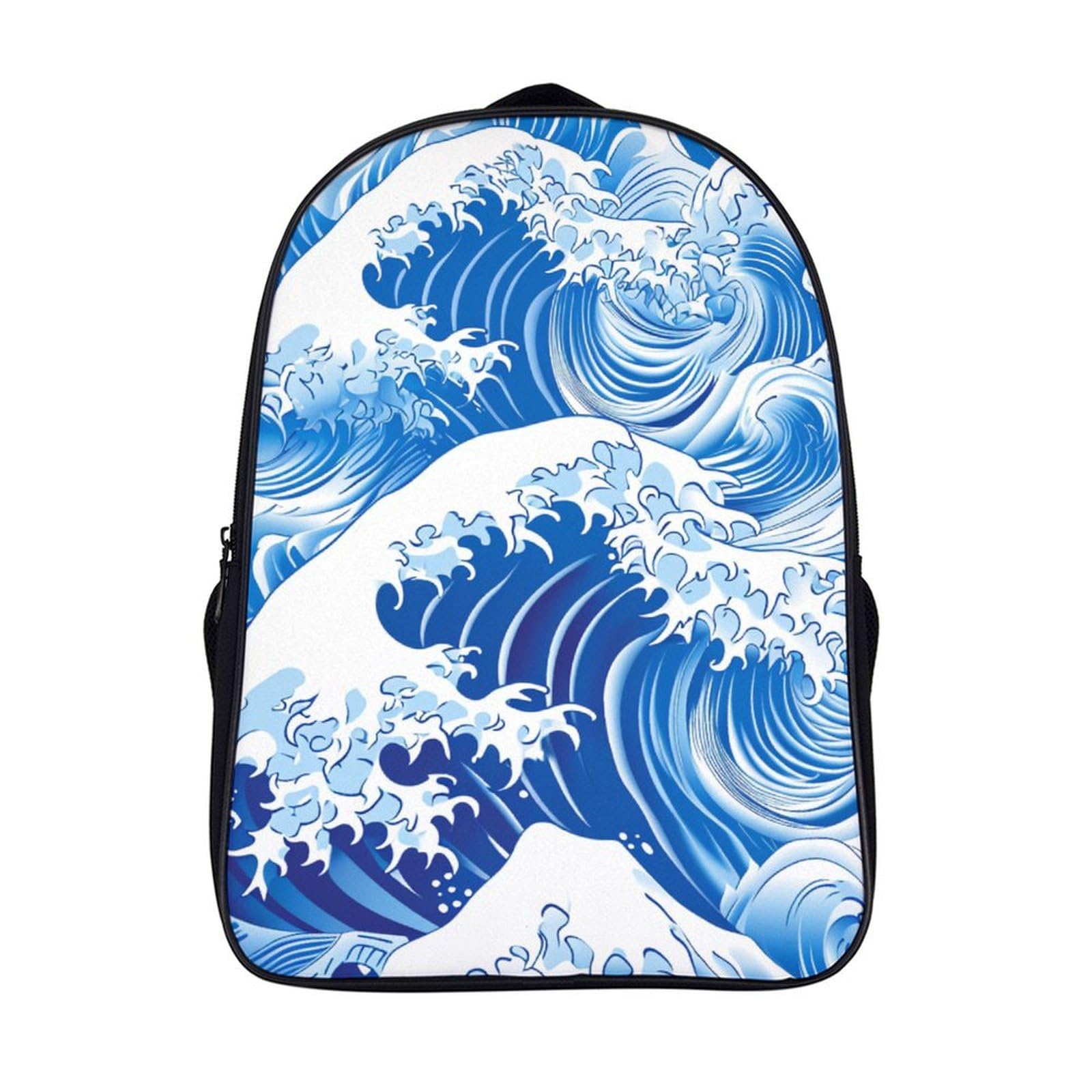 GGAAUEIXN Ocean Waves Mochilas Infantiles, Mochila Escolar Infantil, Bolso De Escuela Mochila De Viaje, Pequeña Guardería Mochila Preescolar 40x28x16cm