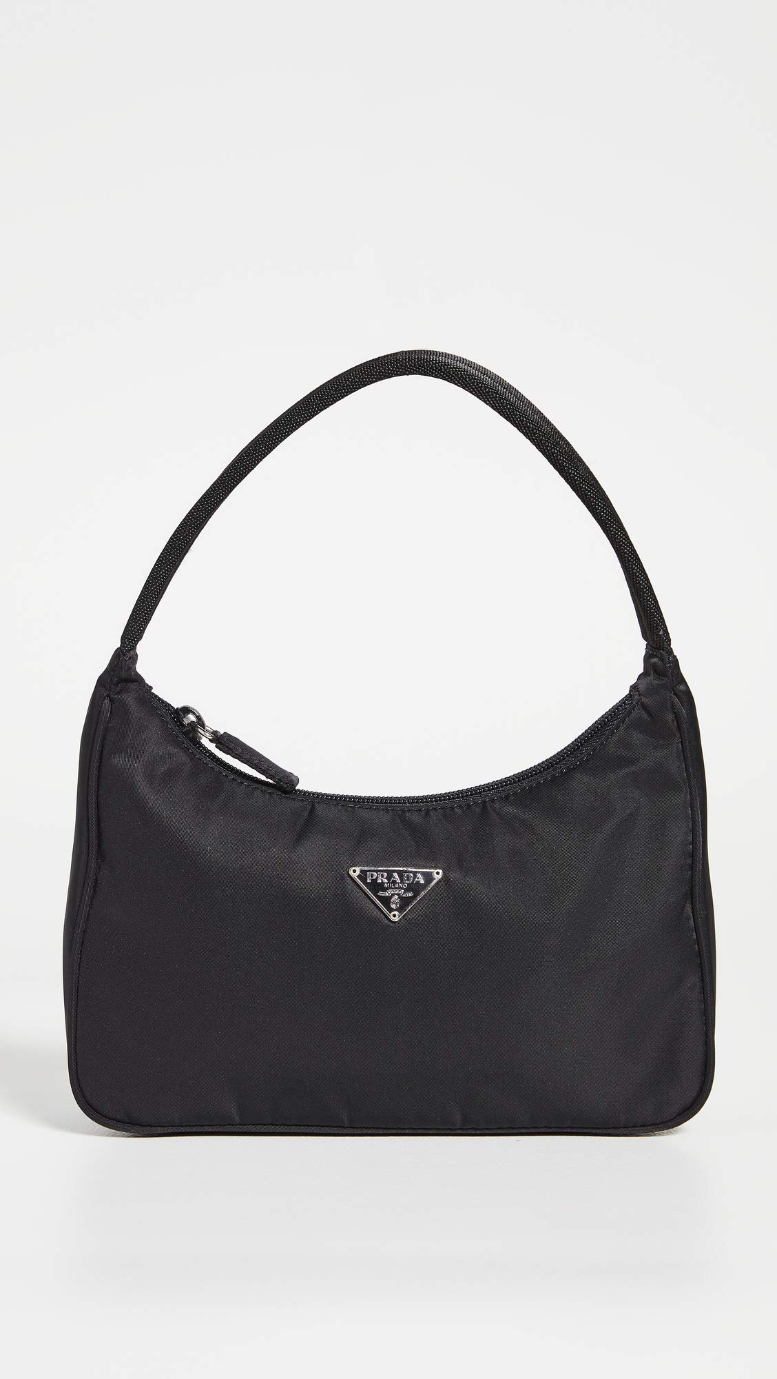 Prada Women's Pre-Loved Nylon Pouch, Black, One Size