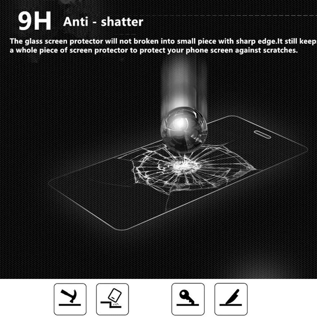 MAGIC JOHN - Paquete De 2 Protectores De Visualización De Vidrio Templado Para IPhone 15 Pro Max