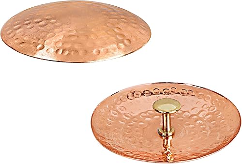 Miniatura 7 de Jarra de agua de cobre puro de 70 onzas  Jarra grande martillada hecha a mano con tapa  Sin forro sin recubrimiento sin químicos para beneficios de