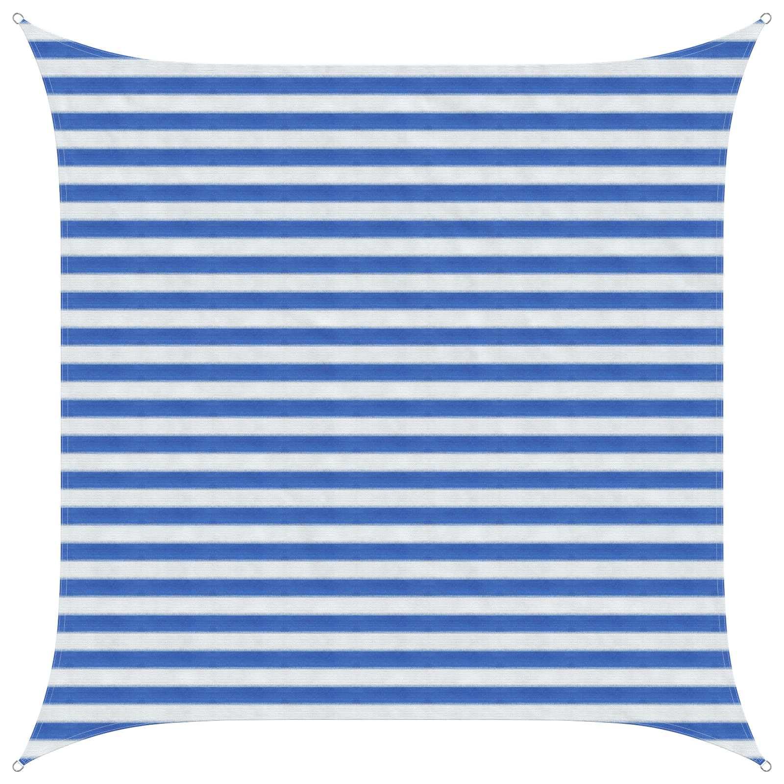 Voile d'ombrage carré bâche perméable au vent pour jardin terrasse