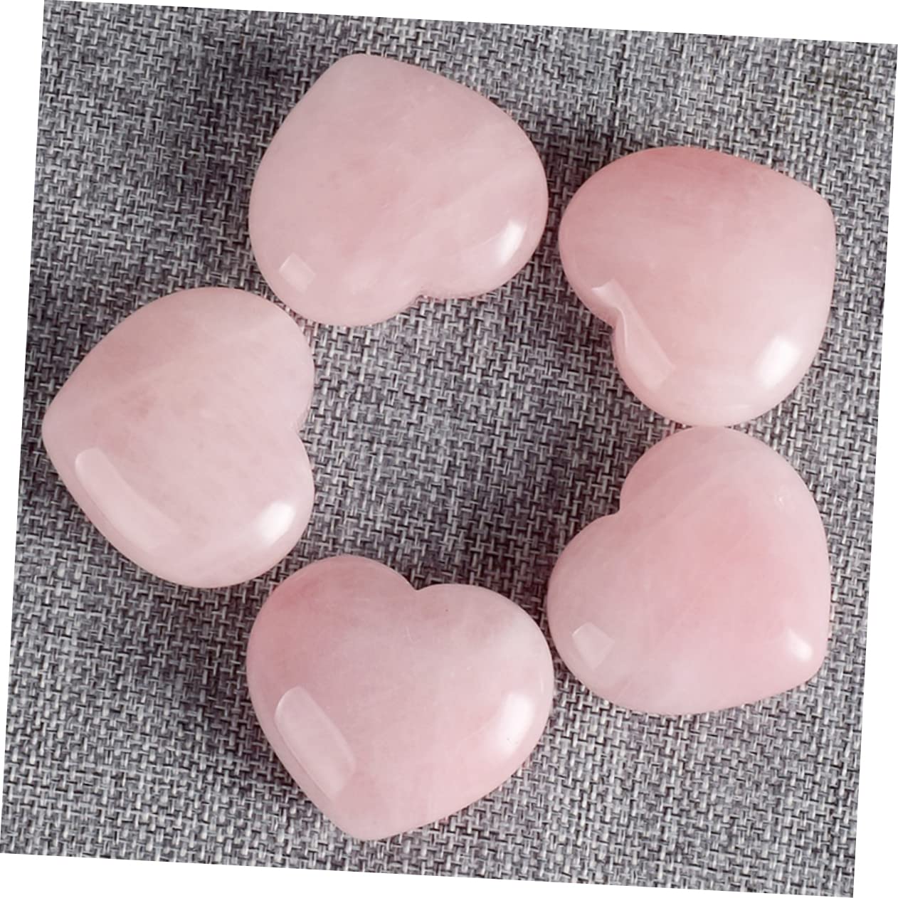 Lurrose 20stücke Herz Ornamente Aus Kristall Liebe Form Von Deko Für Hochzeiten Zuhause Und Partys Rosa