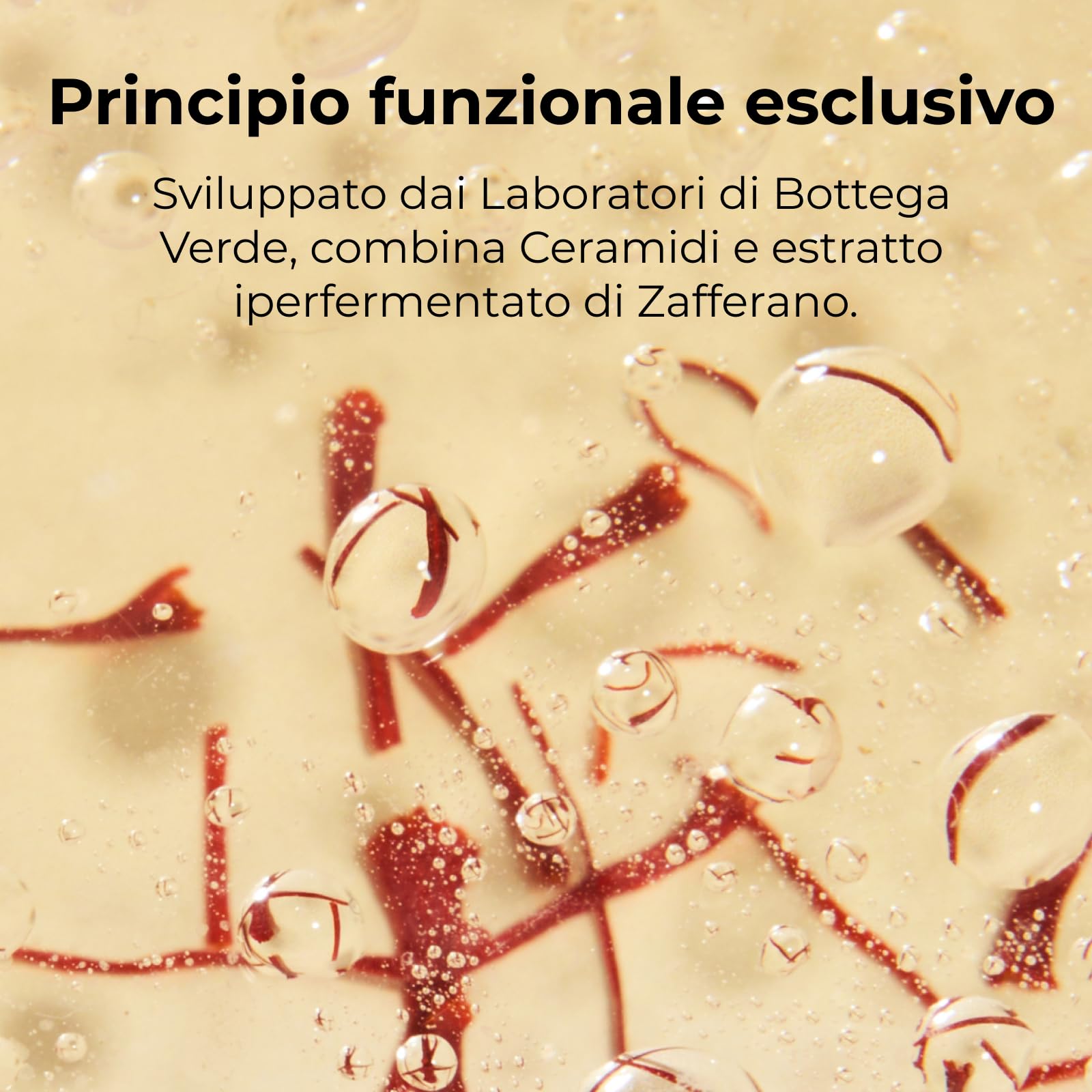 Bottega Verde - Pistilli di Zafferano, La Crema Oro, Ricarica Crema Viso Giorno e Notte, 50 ml, Trattamento Antirughe e Antietà Globale con Zafferano Iperfermentato e Ceramidi, Tutti i Tipi di Pelle