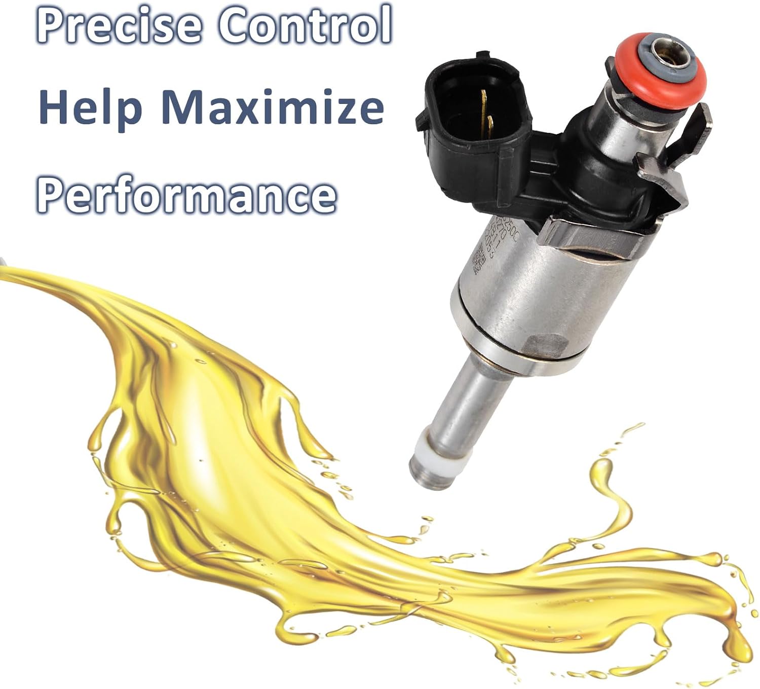 PE0113250B 2012-2018 PEY7-Engine 2.0L Fuel Injectors,Compatible with/Mazda 3 & CX-3 & CX-5 & MX-5 Miata |6 Holes| |Set of 4| |Engine-PEY7 2.0 |