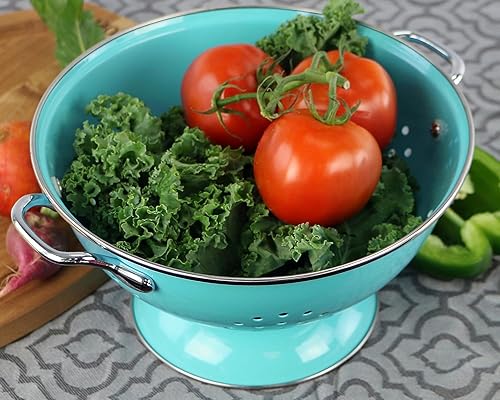 Vista 51 de Colador de Reston Lloyd, color azul índigo, Blanco