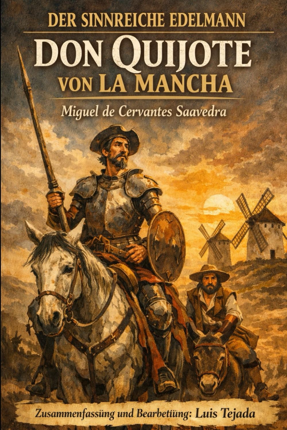 DER SINNREICHE EDELMANN DON QUIJOTE VON LA MANCHA: Miguel de Cervantes Saavedra (Literatura Universal)