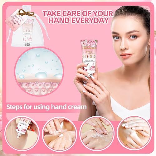 Miniatura 6 de Regalos multiusos para fiestas de baby shower, paquete de 40 juegos de crema de manos, regalos de boda y agradecimiento para invitados