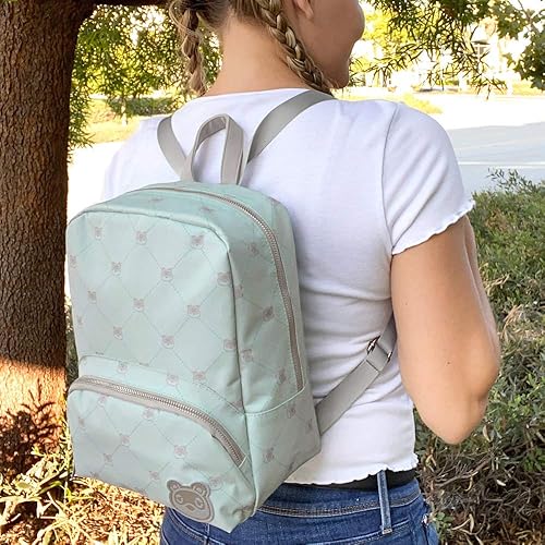 Vista 74 de Controller Gear Animal Crossing - Small Backpack Mini Bookbag Travel Bag for Console & Accessories - Rose Gold