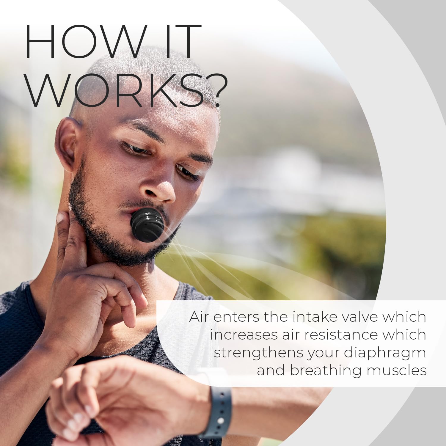 TRAININGMASK AEROSx Optimizador de rendimiento respiratorio y entrenador muscular pulmonar | Respiración diafragmática | Entrenador de altitud respiratorio inspiratorio y espiratorio Alternaitve