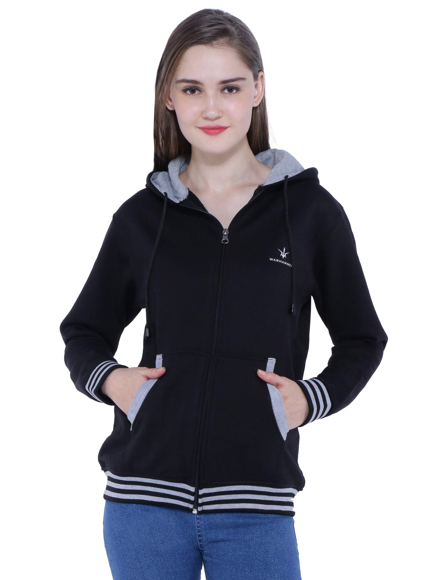 Women's Fleece Hooded Neck Sweatshirt-image-17