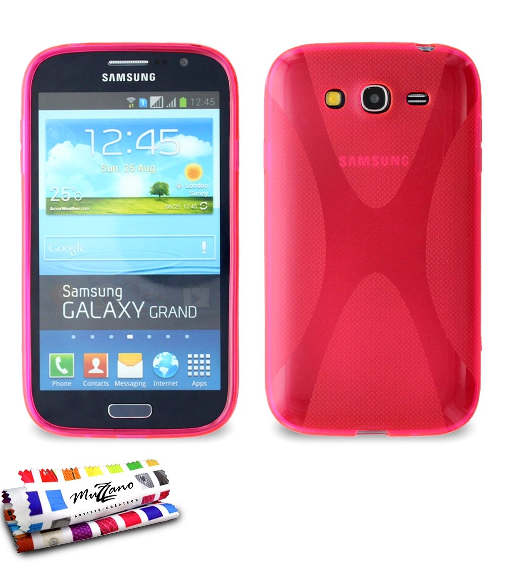 MUZZANO ORIGINAL Pink Le X Premium Flexible Shell for SAMSUNG GALAXY GRAND
