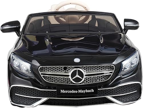 Miniatura 8 de Mercedes-Benz de 12 V con licencia de dos plazas eléctrico para niños con control remoto de 2.4 G Hz, vehículo MP3, música, luces LED, para niños de