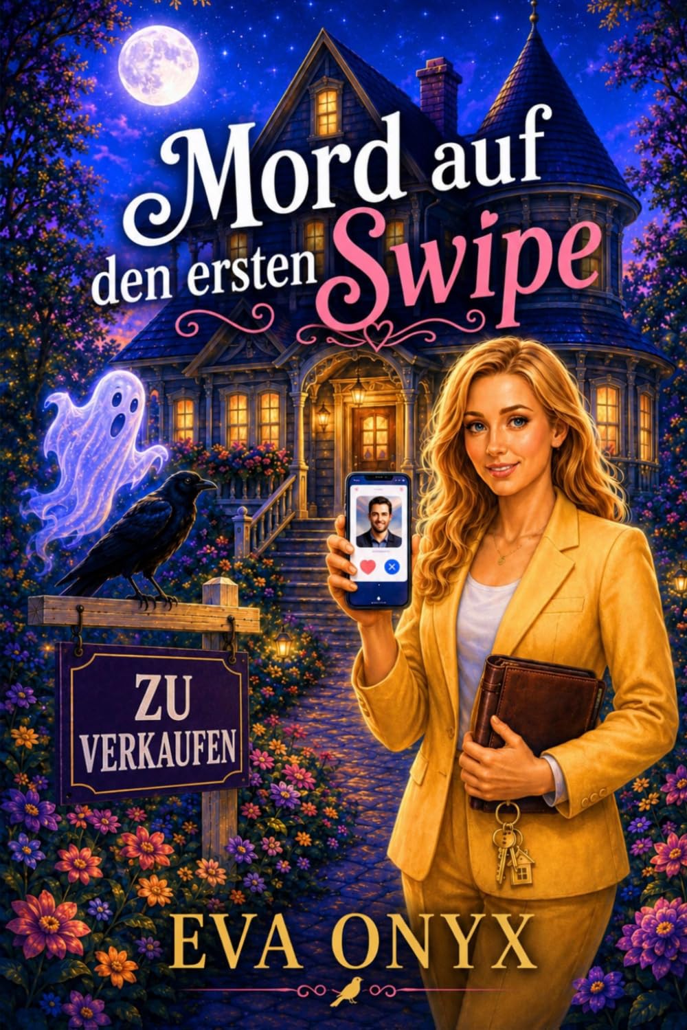 Mord auf den ersten Swipe: Geister-Cosy-Krimi (Die Geistermaklerin)