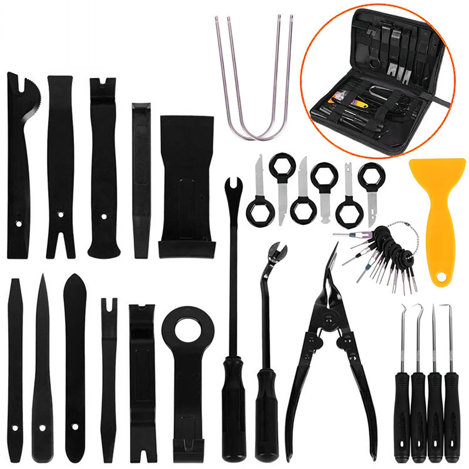 38Pcs Trim Removal Tool Kit for Golf 7 MK7 7.5 R GTD GTI GTE 2013-201