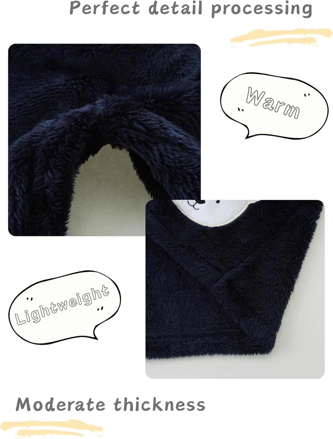 Unisex Baby Fleece Jacket Winter Sherpa Lined Hoodie For Girls Boys Cute Bear Ear Baby Outerwear 12M-5T - Image 3