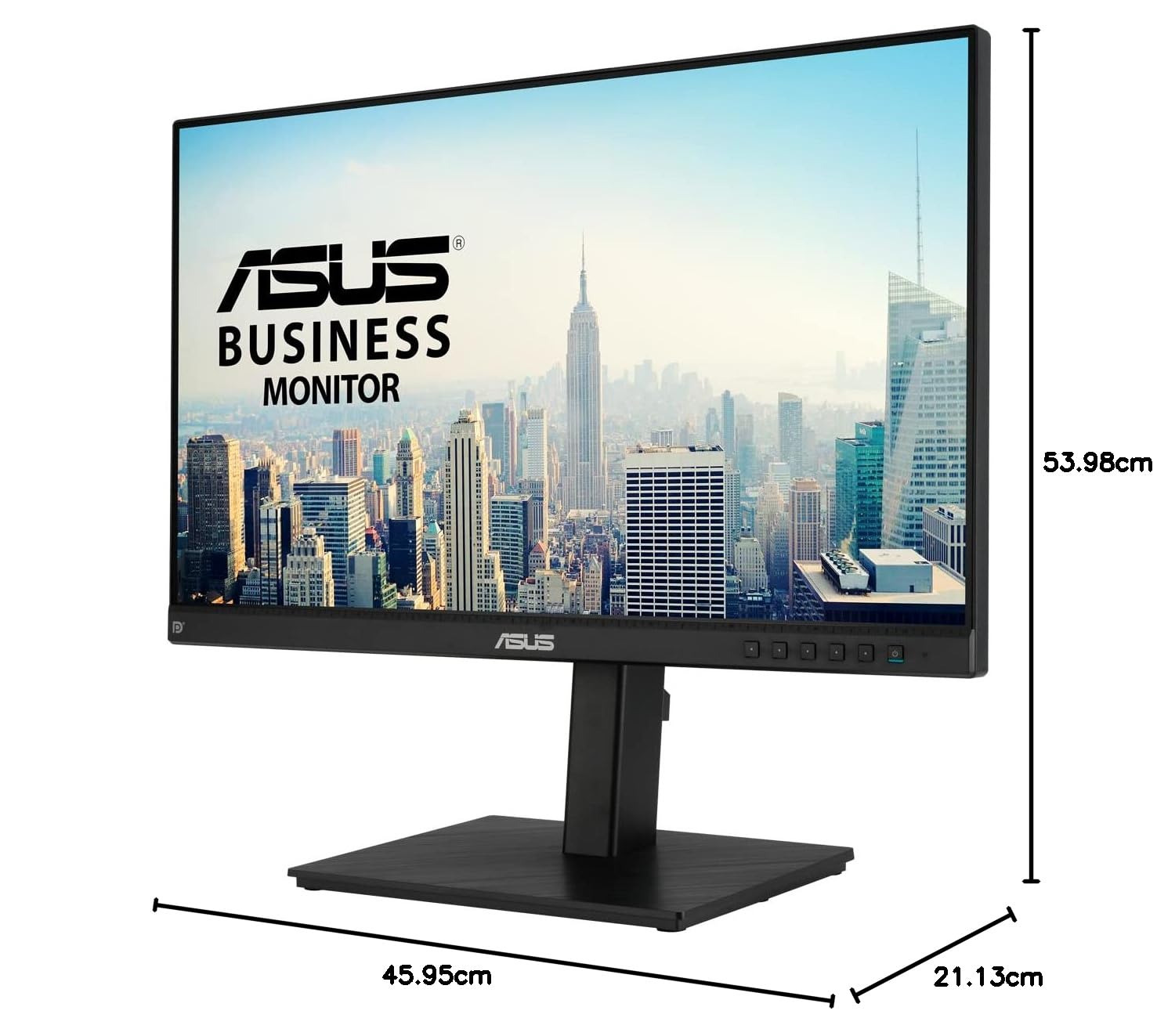 ASUS BE24ECSBT, Monitor Touchscreen da 24” IPS Full HD, Nero | Multi Touch a 10 Punti, USB-C, HDMI, DisplayPort, Altezza Regolabile, Stand Ergonomico, Tecnologia Eye Care e Anti-Sfarfallio