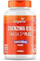 Coenzima Q10 200mg + Ômega 3 TG Plus + Vitamina E 120 Cápsulas Bigens (Unidade)