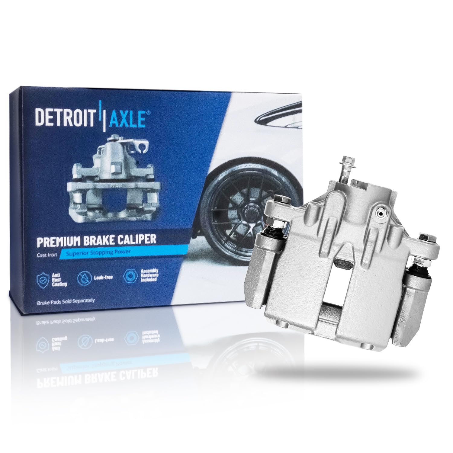 Detroit Axle - Rear Left Brake Caliper for 03-08 Cadillac CTS, 05-11 STS