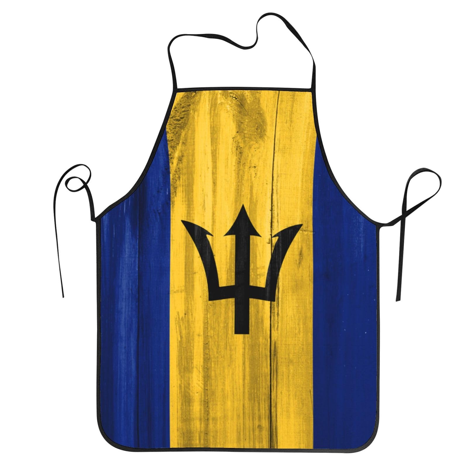 Melbrakin Men's Flag Of Barbados Aprons For Wo For Kitchen Cooking Baking Bbq Chef Apron