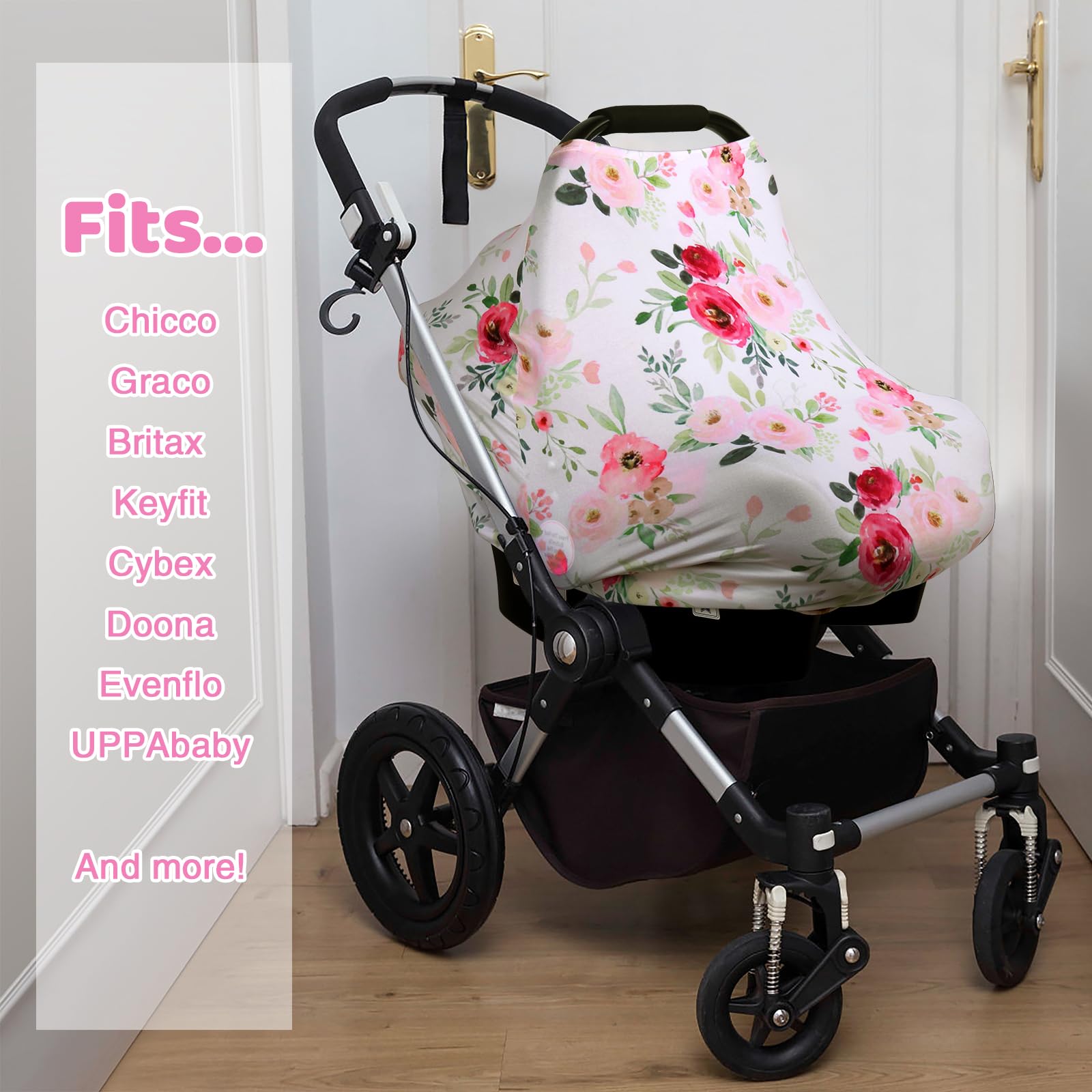 Rquiteall In Car Seat Cover Baby Carseat Covers Girl