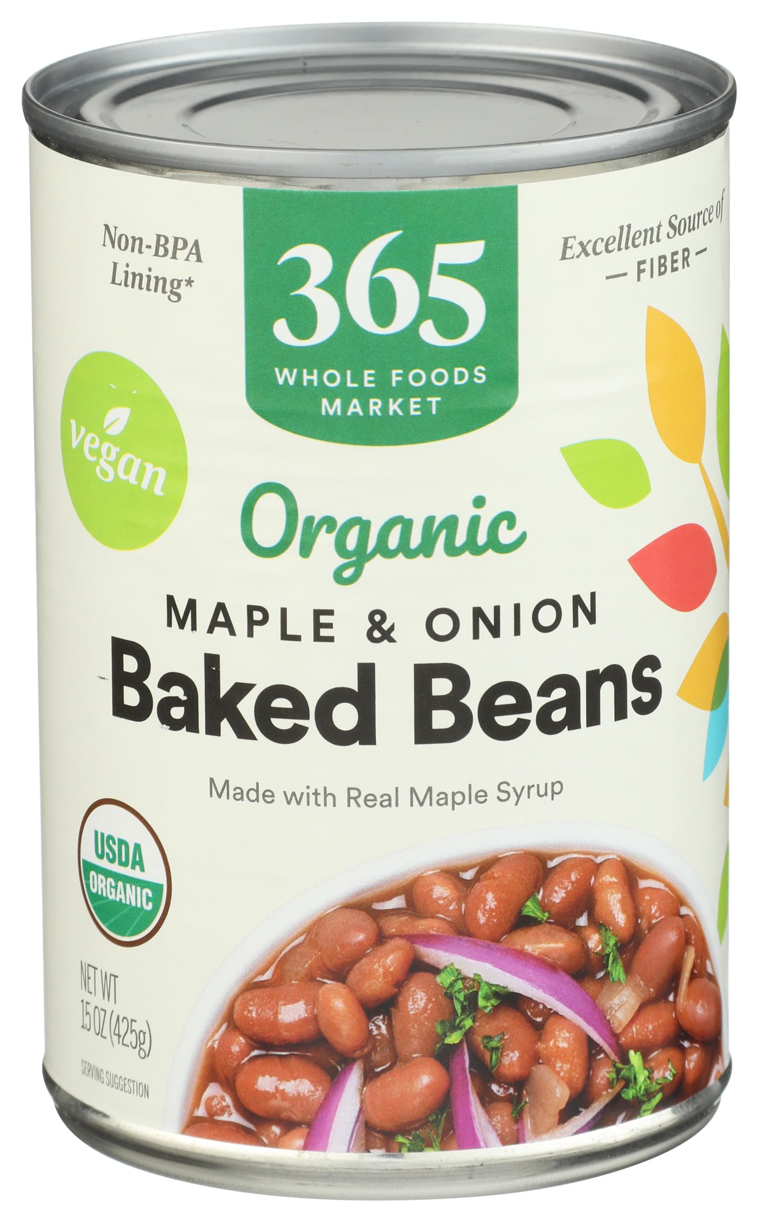 Amazon.com : 365 By Whole Foods Market, Organic Baked Beans, Maple