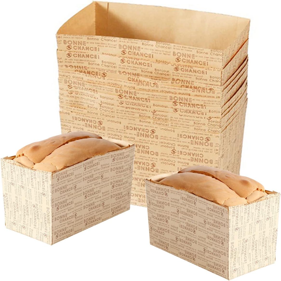 CHEFMADE Non Stick Loaf Pan Liners for Baking,12 Pack Loaf Pan Liners, Disposable