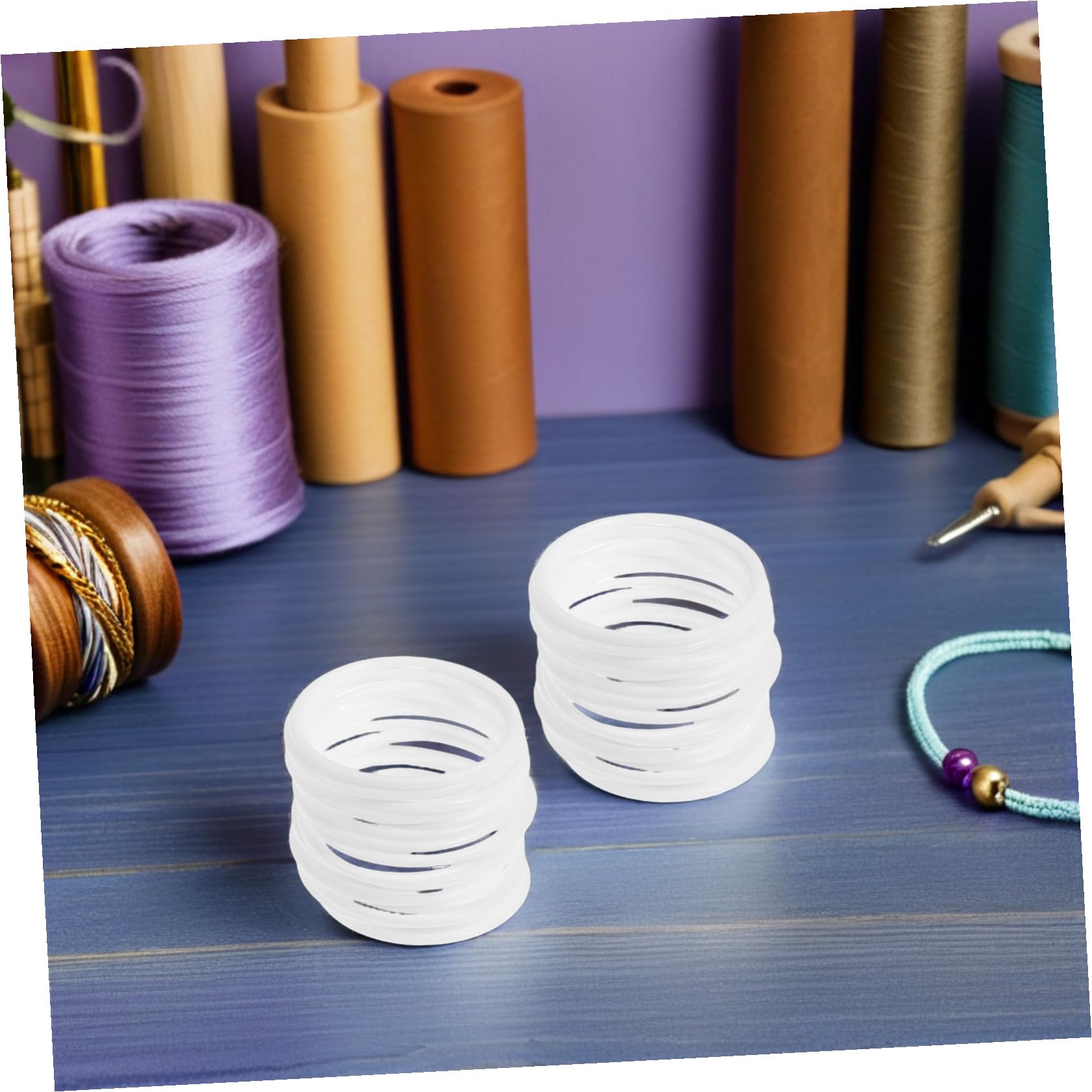 Wystrój Domu Plastikowe 30szt Makrama Hoops Białe Obręcze Do Rękodzieła Na Wianek Dream Catcher I Do Powieszenia Na Ścianie