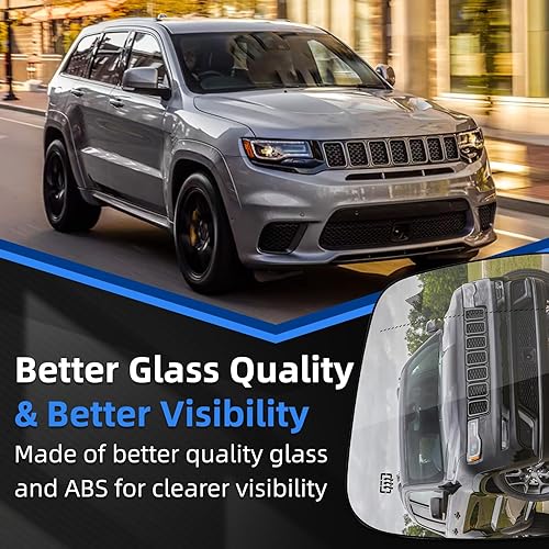 Miniatura 5 de Espejo lateral del pasajero de repuesto para Jeep Grand Cherokee 2011-2020, para Dodge Durango 2014-2019 - Espejo retrovisor lateral derecho con