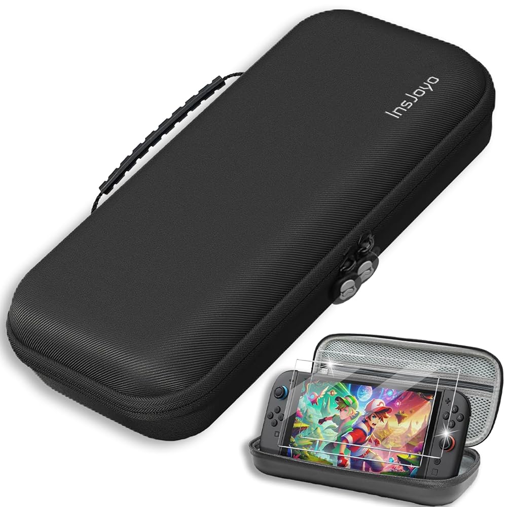 Nintendo Switch ケース カバー 保護ガラス セット ニンテンドー スイッチ キャリングケース ケース カバー ガラス