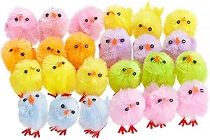 Adorable Mini Vibrant Colors Easter Chicks