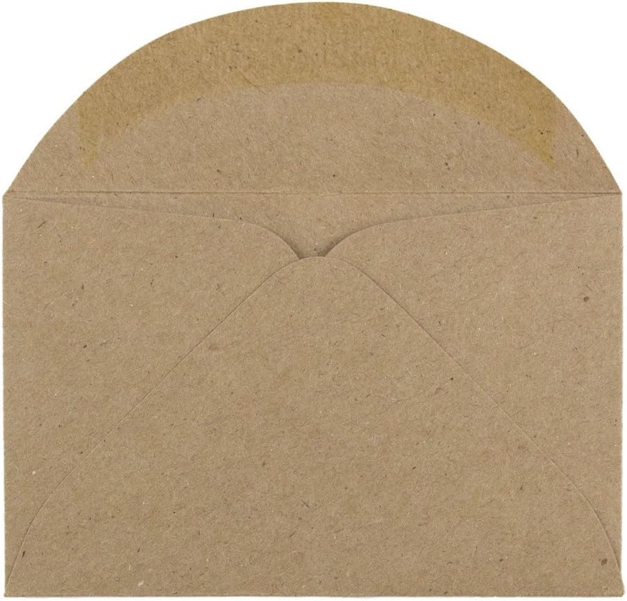JAM PAPER 3Drug Premium Recycled Mini Envelopes - 2 5/16 x 3 5/8 - Brown Kraft Paper Bag - Bulk 500/Box
