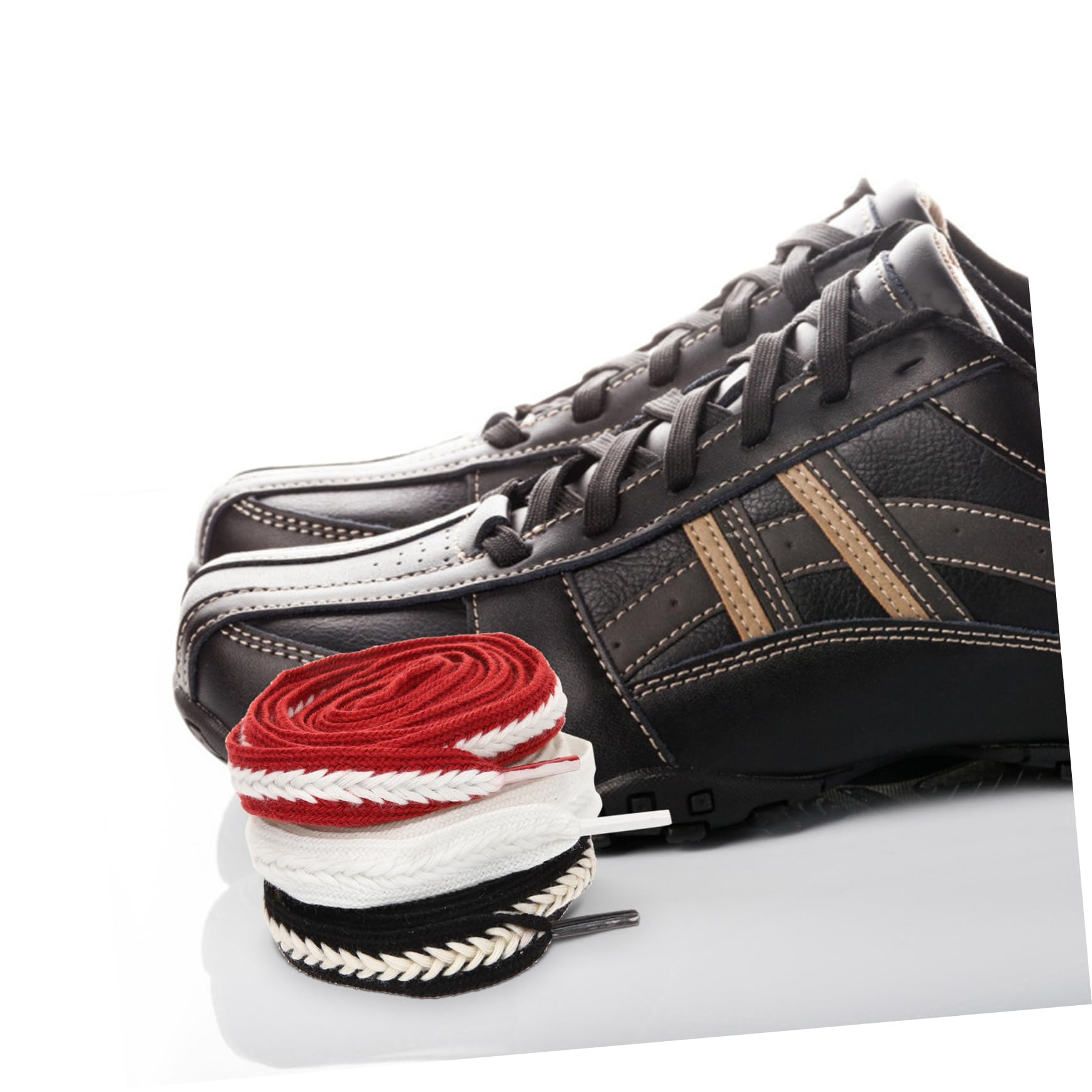 SHERCHPRY Cordones de trigo trenzado cordones de poliester cordón de dinero de alta densidad botas deportivas shoe laces cordones anchos cordones de zapatos anchos poliéster algodón